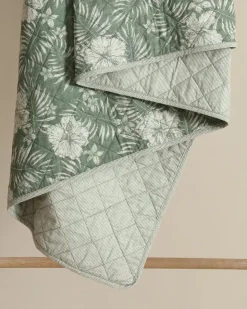 Tommy Bahama Hibiscus Reversible 3-Piece King Quilt Set- Quilts & Blankets