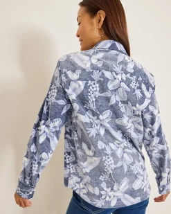 Tommy Bahama Hightide Flora Cord Shirt-Women Tops & Shirts