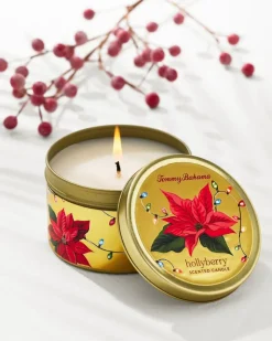 Tommy Bahama Hollyberry 6-oz. Travel Candle Tin- Candles & Diffusers