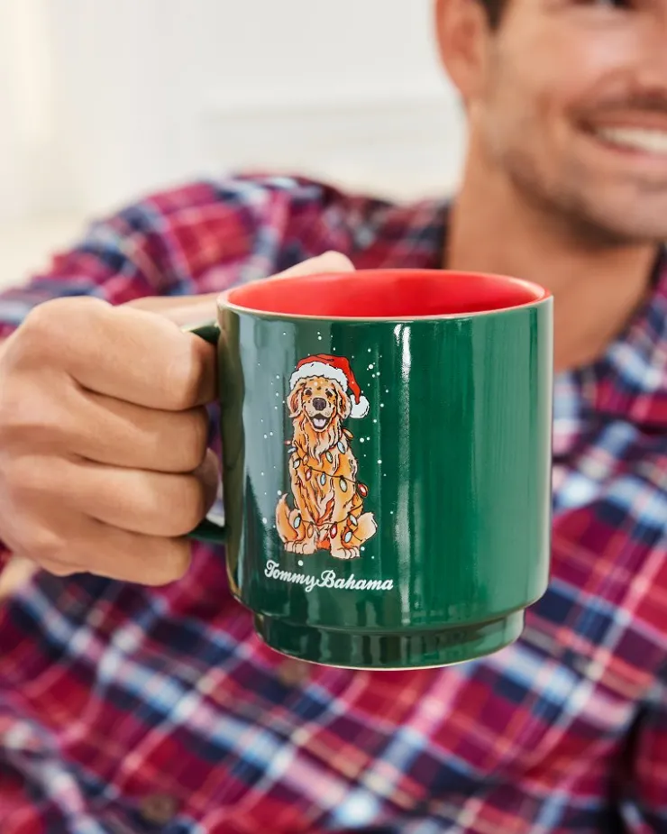 Tommy Bahama Huladay Retriever Stackable Mug- Drinkware & Bar