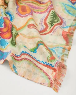 Tommy Bahama Hypnotic Garden Double Face Scarf-Women Scarves & Wraps