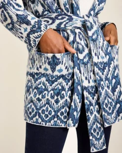 Tommy Bahama Ikat Cardigan-Women Jackets|Sweaters