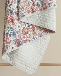 Tommy Bahama Ikat Tropics Reversible 3-Piece King Quilt Set- Quilts & Blankets