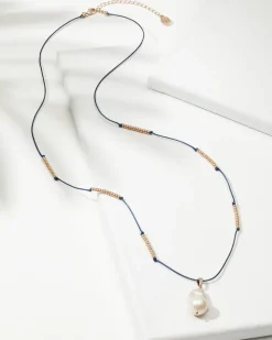 Tommy Bahama Indigo Bay Freshwater Pearl Pendant Necklace-Women Jewelry