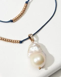 Tommy Bahama Indigo Bay Freshwater Pearl Pendant Necklace-Women Jewelry
