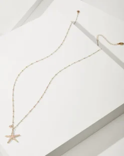 Tommy Bahama Indigo Bay Starfish Pendant Necklace-Women Jewelry