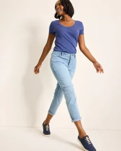 Tommy Bahama Indigo Palms™ Mid-Rise Boyfriend Jeans-Women Pants & Crops|Jeans