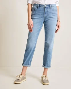 Tommy Bahama Indigo Palms™ Mid-Rise Slim Boyfriend Jeans-Women Pants & Crops|Jeans