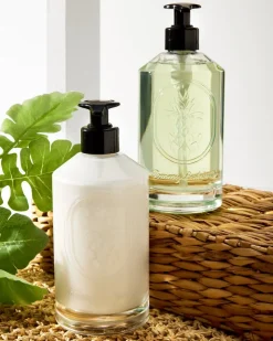 Tommy Bahama Glass Hand Soap & Lotion Set- Candles & Diffusers|Bath