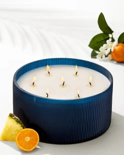 Tommy Bahama 57-oz. Cut Glass 7-Wick Candle- Candles & Diffusers
