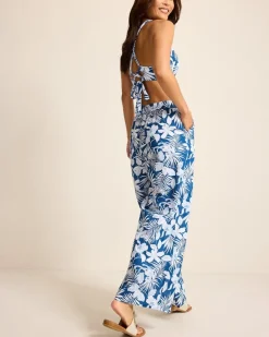 Tommy Bahama Island Blooms Drawstring Beach Pants-Women Pants & Crops|Beach Coverups