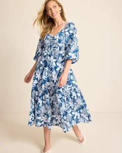 Tommy Bahama Island Blooms Midi Coverup Dress-Women Beach Coverups|Dresses