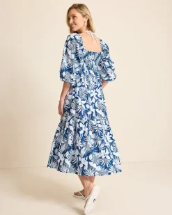 Tommy Bahama Island Blooms Midi Coverup Dress-Women Beach Coverups|Dresses