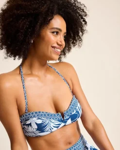 Tommy Bahama Island Cays Blooms Bandeau Bikini Top-Women Bikini Tops