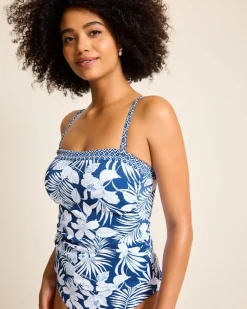 Tommy Bahama Island Cays Blooms Bandini Top-Women Tankinis|Bikini Tops