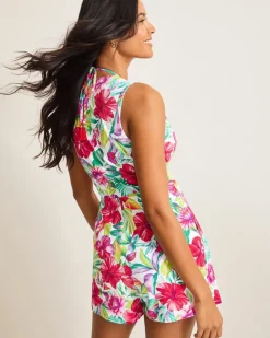 Tommy Bahama Island Cays Fiesta Beach Romper-Women Beach Coverups|Dresses