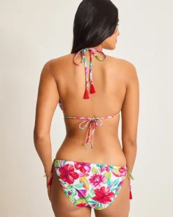 Tommy Bahama Island Cays Fiesta Reversible Triangle Bikini Top-Women Bikini Tops