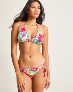 Tommy Bahama Island Cays Fiesta Reversible Triangle Bikini Top-Women Bikini Tops