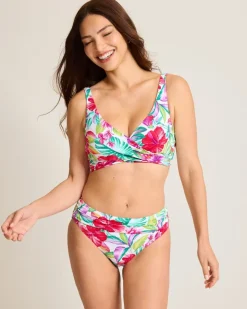 Tommy Bahama Island Cays Fiesta Underwire Wrap Bikini Top-Women Bikini Tops
