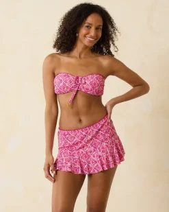 Tommy Bahama Island Cays Shell Beach Bandeau Bikini Top-Women Bikini Tops