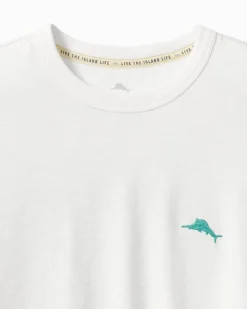 Tommy Bahama Island Destination Short-Sleeve Lux T-Shirt- T-Shirts|Shirts