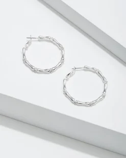 Tommy Bahama Island Essence Bamboo Hoop Earrings-Women Jewelry