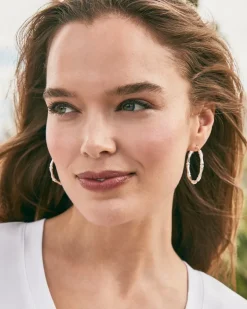 Tommy Bahama Island Essence Bamboo Hoop Earrings-Women Jewelry