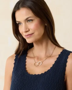 Tommy Bahama Island Essence Double Loop Bamboo Necklace-Women Jewelry