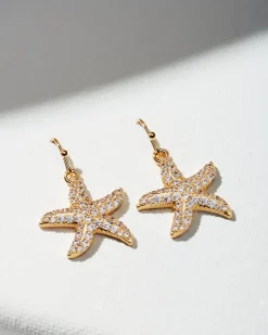 Tommy Bahama Island Essence Starfish Earrings-Women Jewelry