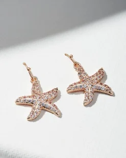 Tommy Bahama Island Essence Starfish Drop Earrings-Women Jewelry