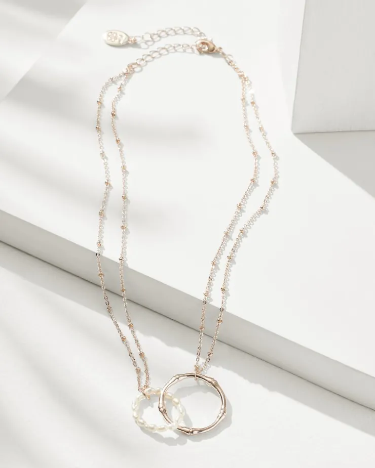 Tommy Bahama Island Essence Double-Loop Necklace-Women Jewelry