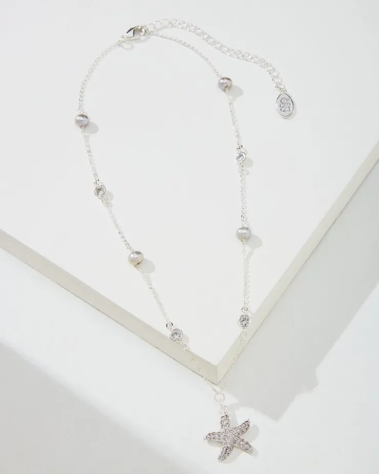 Tommy Bahama Island Essence Starfish Pearl Necklace-Women Jewelry