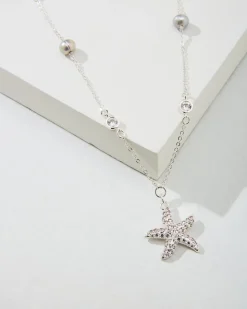 Tommy Bahama Island Essence Starfish Pearl Necklace-Women Jewelry