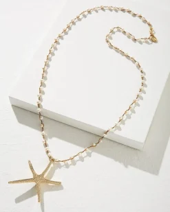 Tommy Bahama Island Essence Starfish Pendant Necklace-Women Jewelry