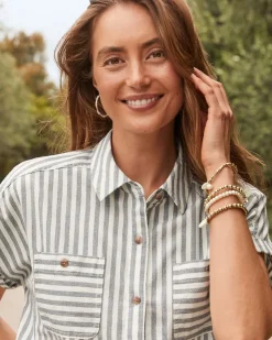 Tommy Bahama Island Essence Stretch Charm Bracelet Set-Women Jewelry