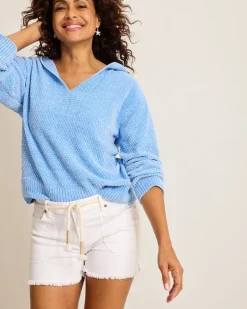 Tommy Bahama Island Luna Chenille Hoodie-Women Sweaters