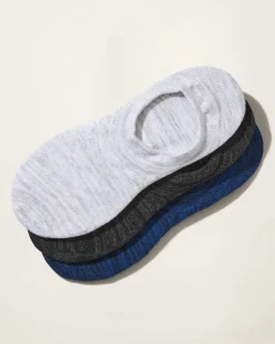 Tommy Bahama IslandZone® Heel Grip No-Show Socks - 3 Pack- Socks