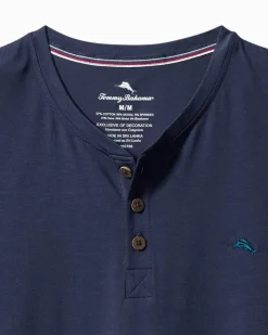 Tommy Bahama Jersey Short-Sleeve Henley- Loungewear & Pajamas