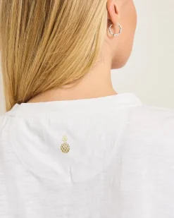 Tommy Bahama Jewel of the Jungle Embellished Lux T-Shirt-Women Tops & Shirts