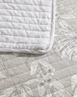 Tommy Bahama Jungle Toile Reversible 3-Piece King Quilt Set- Quilts & Blankets
