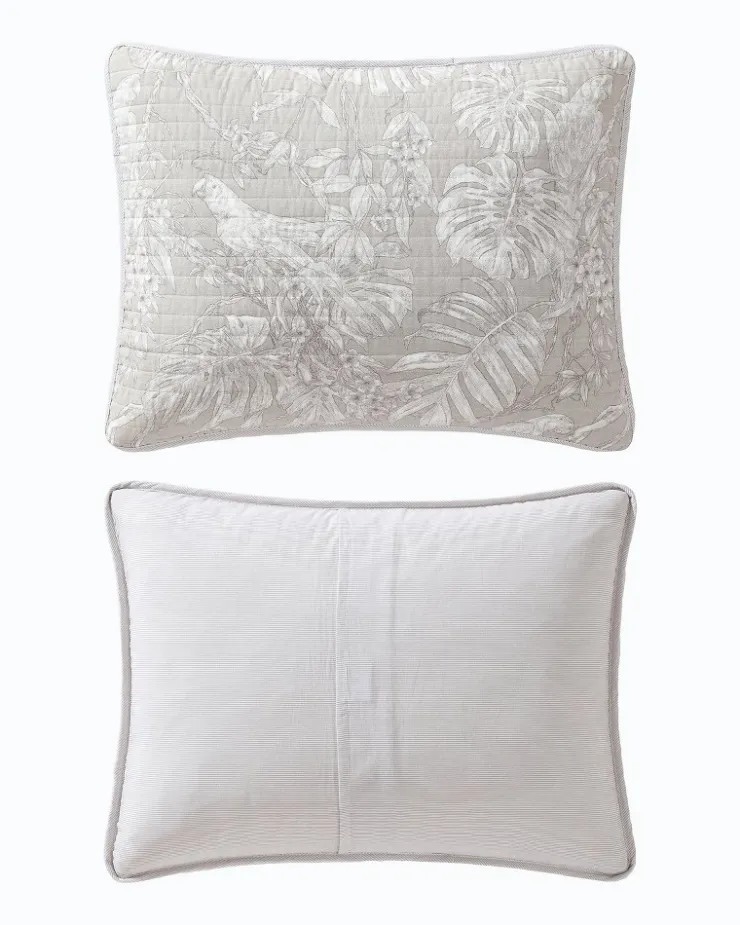 Tommy Bahama Jungle Toile Reversible 3-Piece King Quilt Set- Quilts & Blankets