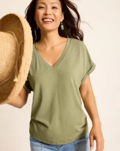 Tommy Bahama Kauai Jersey T-Shirt-Women Loungewear|Tops & Shirts