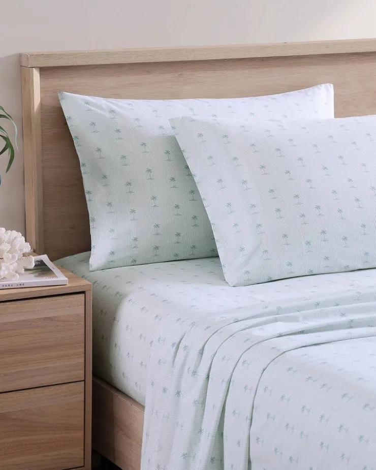 Tommy Bahama Kew Palms 4-Piece Queen Sheet Set- Sheet Sets & Bedskirts