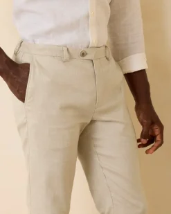 Tommy Bahama Latigo Beach Linen-Blend Flat-Front Pants- Pants & Chinos