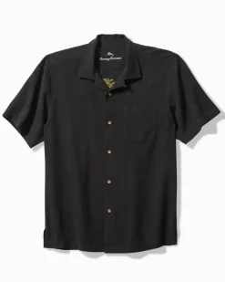 Tommy Bahama Let's Get It Poppin' Silk Camp Shirt- Shirts