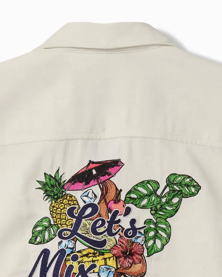 Tommy Bahama Let's Mix & Mingle Silk Camp Shirt- Shirts
