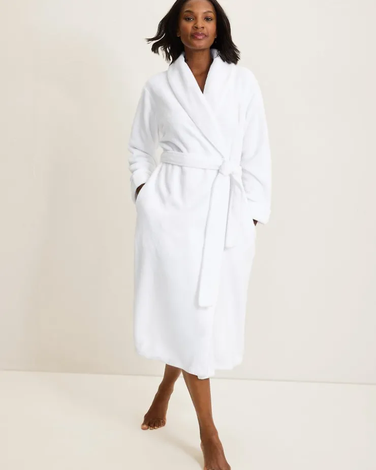 Tommy Bahama Long Plush Robe-Women Sleepwear