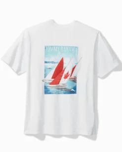 Tommy Bahama Maple Sails Short-Sleeve Lux T-Shirt- T-Shirts|Shirts