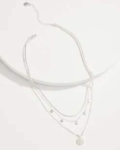Tommy Bahama Marco Island Layered Starfish Charm Necklace-Women Jewelry