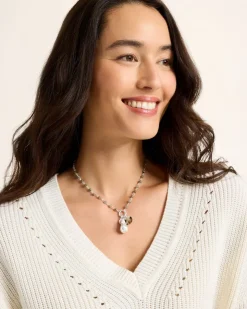 Tommy Bahama Marco Island Shell and Mother of Pearl Pendant Necklace-Women Jewelry
